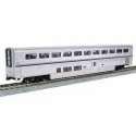 Superliner I Coach - Ready to Run -- Amtrak 34035 (Phase VI silver, blue, red), HO, Kato USA Inc 356059