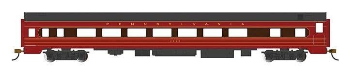 85′ Smooth-Side Coach with Interior Lights - Ready to Run -- Pennsylvania Railroad 4263 (Fle, HO, Bachmann Industries 14213