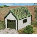 1-Car Garage (Laser-Cut Wood Kit) -- 1-1/2 x 2 x 1-1/4′, N, GCLaser 247