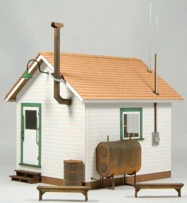 West End Shack -- Kit - 3-3/4 x 4-1/2 x 4-3/8′ 9.5 x 11.4 x 11cm, O, GCLaser 3901