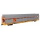 89′ Flatcar w/Bi-Level Shielded Auto Rack - Ready to Run -- Illinois Central Gulf Rack / Trailer, HO, WalthersMainline 8114