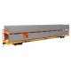 89′ Flatcar w/Bi-Level Shielded Auto Rack - Ready to Run -- Illinois Central Gulf Rack / Trailer, HO, WalthersMainline 8114