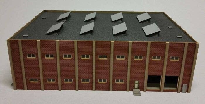 Small Car Repair Shop -- Laser-Cut Kit - 7-1/4 x 9-3/4 x 3′, N, GCLaser 9118