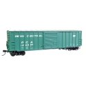 50′ ACF Exterior Post Dreadnaught End Plate B Boxcar - Ready to Run -- Penn Central 166607, HO, WalthersMainline 46018