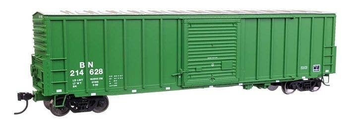 50′ ACF Exterior Post Dreadnaught End Plate B Boxcar - Ready to Run -- Burlington Northern 2146, HO, WalthersMainline 46003