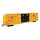 60′ High Cube Plate F Horizontal Post Boxcar - Ready to Run -- TTX TBOX 664204 (yellow, black, S, HO, WalthersMainline 3115