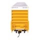 60′ High Cube Plate F Horizontal Post Boxcar - Ready to Run -- TTX TBOX 664204 (yellow, black, S, HO, WalthersMainline 3115