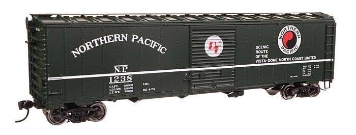 50′ AAR Single Door Boxcar - Ready to Run -- Northern Pacific 1238, HO, WalthersMainline 46524