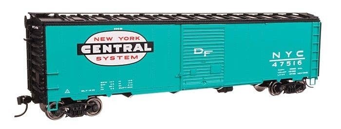 50′ AAR Single Door Boxcar - Ready to Run -- New York Central 47516, HO, WalthersMainline 46517