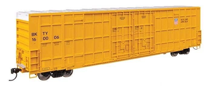 60′ High Cube Plate F Horizontal Post Boxcar - Ready to Run -- Union Pacific(R) BKTY 160006, HO, WalthersMainline 3121