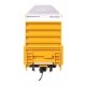 60′ High Cube Plate F Horizontal Post Boxcar - Ready to Run -- TTX TBOX 664231 (yellow, black, S, HO, WalthersMainline 3116