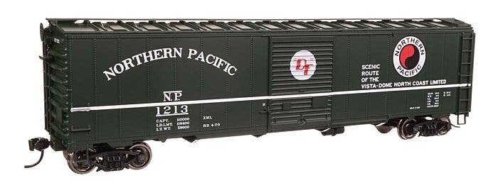 50′ AAR Single Door Boxcar - Ready to Run -- Northern Pacific 1213, HO, WalthersMainline 46523