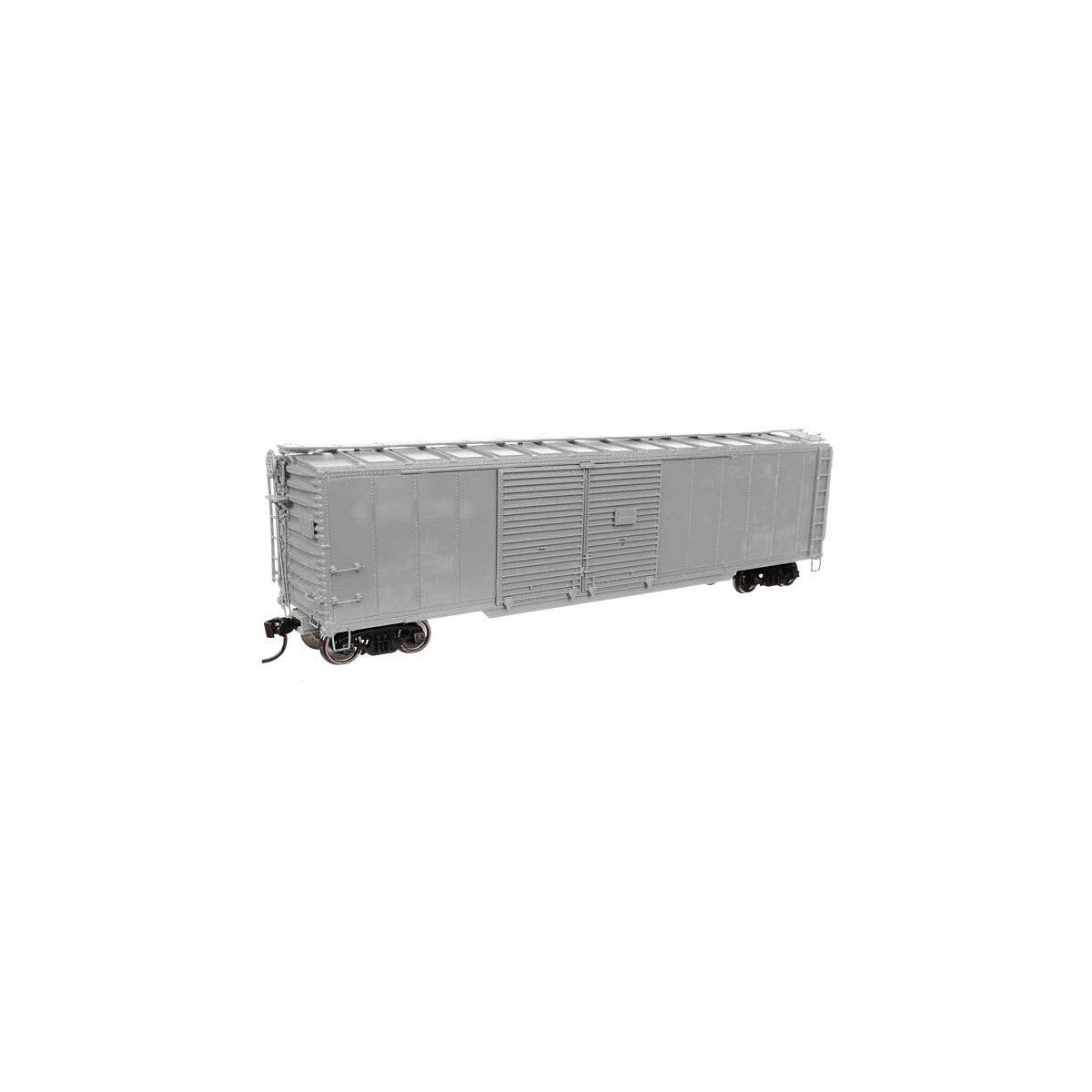 50′ AAR Double-Door Boxcar - Ready to Run -- Undecorated, HO, WalthersProto 102000