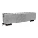 50′ AAR Double-Door Boxcar - Ready to Run -- Undecorated, HO, WalthersProto 102000