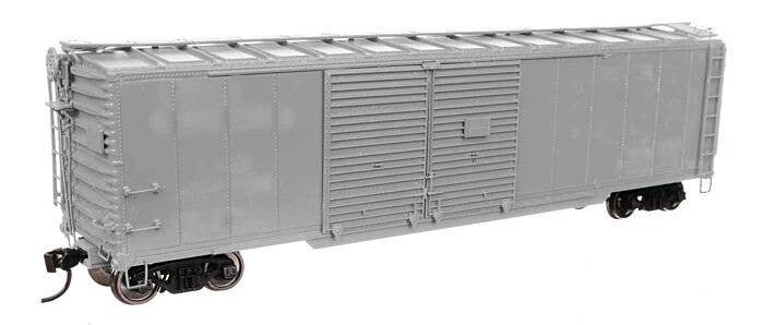 50′ AAR Double-Door Boxcar - Ready to Run -- Undecorated, HO, WalthersProto 102000