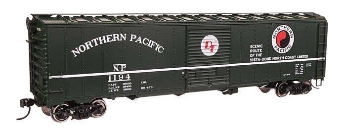 50′ AAR Single Door Boxcar - Ready to Run -- Northern Pacific 1194, HO, WalthersMainline 46522