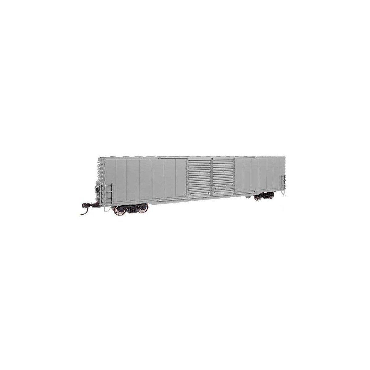 60′ Pullman-Standard Double Door Auto Parts Boxcar - Ready to Run -- Undecorated, HO, WalthersMainline 3400