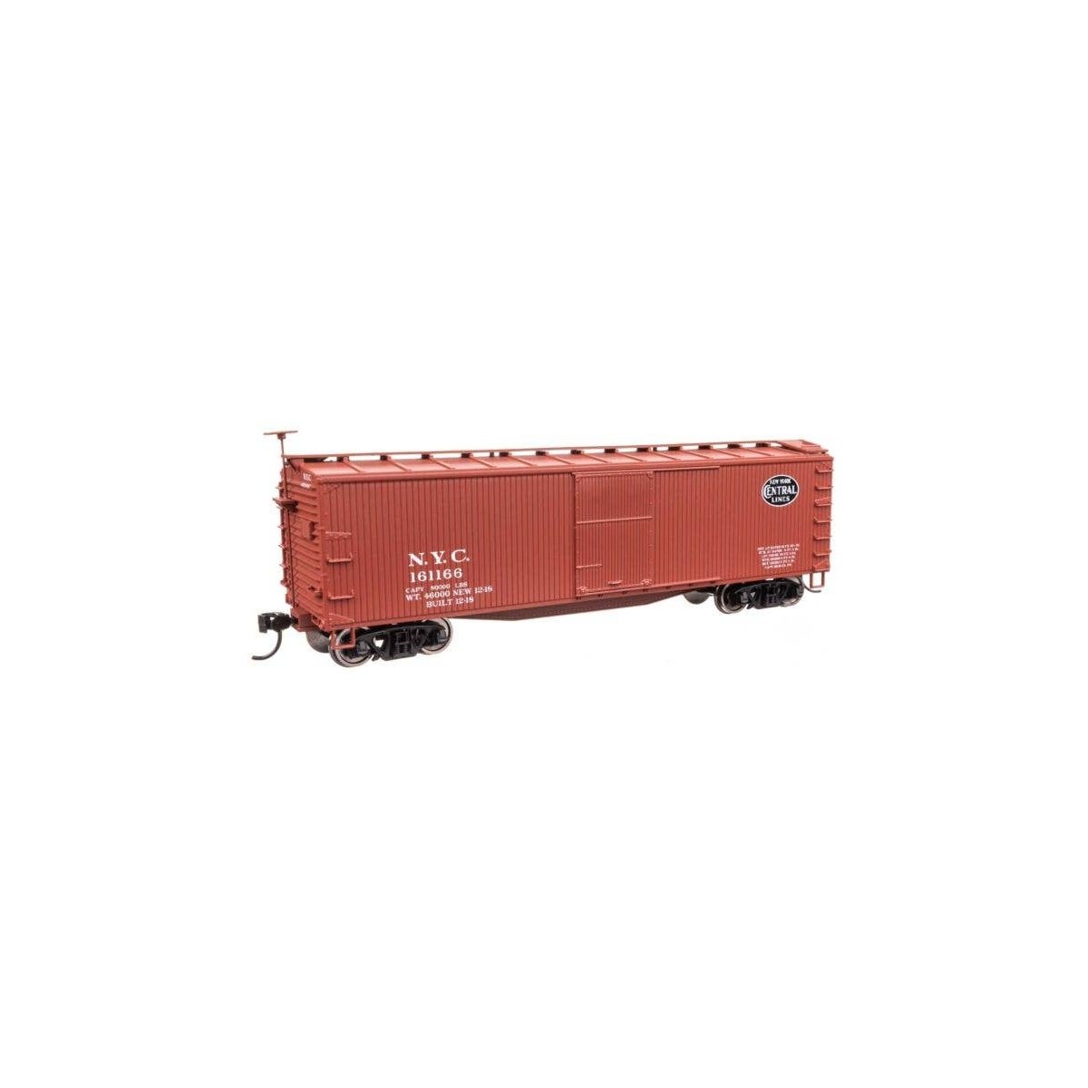 40′ Double Sheathed Wood Boxcar - Ready to Run -- New York Central 161166, HO, WalthersMainline 40191