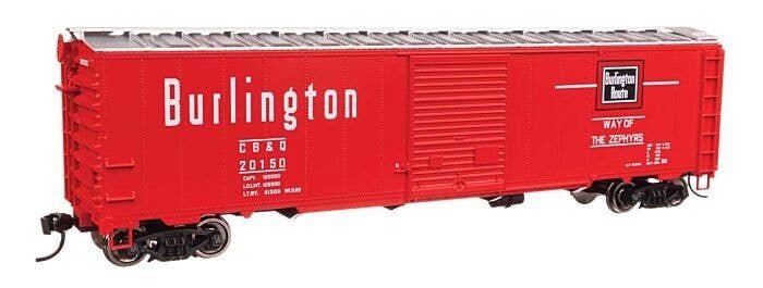 50′ AAR Single Door Boxcar - Ready to Run -- Chicago, Burlington & Quincy 20150, HO, WalthersMainline 46509
