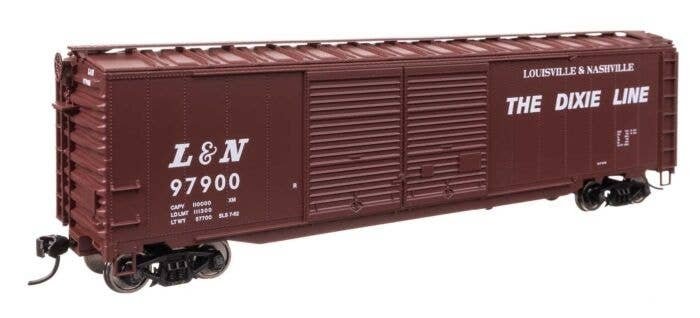 50′ AAR Improved Double-Door Boxcar - Ready to Run -- Louisville & Nashville 97900, HO, WalthersMainline 46607