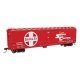 50′ PC&F Insulated Boxcar - Ready to Run -- Santa Fe 525340, HO, WalthersMainline 2848