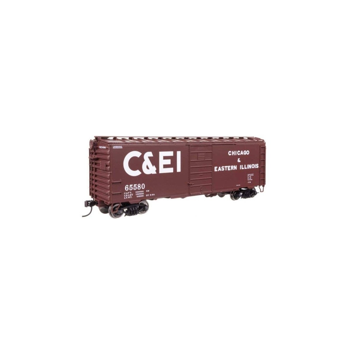 40′ PS-1 Boxcar - Ready to Run -- Chicago & Eastern Illinois(TM) 65580, HO, WalthersMainline 45505