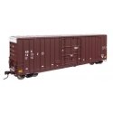 50′ Gunderson Hi-Cube Paper Service Boxcar - Ready to Run -- Arkansas-Oklahoma 14112, HO, WalthersProto 101709