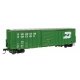 50′ ACF Exterior Post Dreadnaught End Plate B Boxcar - Ready to Run -- Burlington Northern 2142, HO, WalthersMainline 46025
