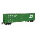 50′ ACF Exterior Post Dreadnaught End Plate B Boxcar - Ready to Run -- Burlington Northern 2142, HO, WalthersMainline 46025