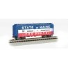 AAR 40′ Steel Boxcar - Ready to Run - Silver Series(R) -- Bangor & Aroostook (red, white, blu, N, Bachmann Industries 17056