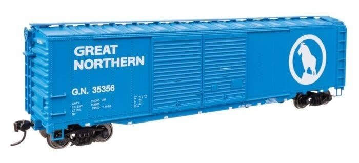 50′ AAR Improved Double-Door Boxcar - Ready to Run -- Great Northern 35356, HO, WalthersMainline 46606