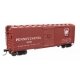 40′ X29B Boxcar - Ready to Run -- Pennsylvania Railroad 30007 (Shadow Keystone Plain), HO, WalthersProto 102310