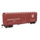 40′ X29B Boxcar - Ready to Run -- Pennsylvania Railroad 30007 (Shadow Keystone Plain), HO, WalthersProto 102310