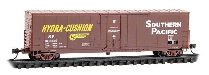 50` Boxcar with 8` Plug Door, No Roofwalk, Short Ladders - Ready to Run -- Southern Pacific , N, Micro Trains Line 18100380