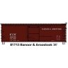 36′ Double-Sheathed Wood Boxcar, Steel Roof, Wood Ends, Fishbelly - Kit -- Bangor & Aroostook 60275 , HO, Accurail Inc 1713