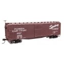 40′ Double Sheathed Wood Boxcar - Ready to Run -- Florida East Coast 20636, HO, WalthersMainline 40181
