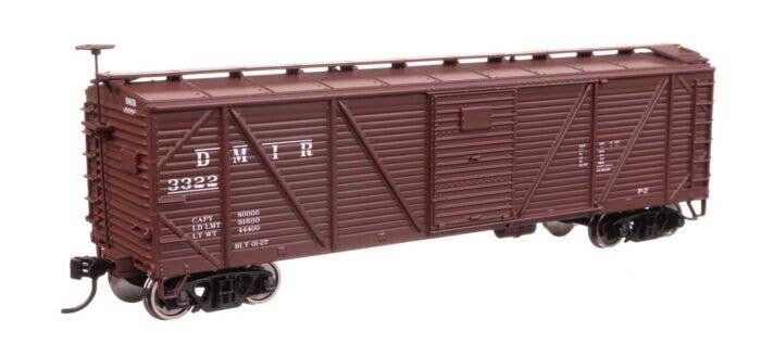 40′ ARA Single Sheathed Boxcar - Ready to Run -- Duluth, Missabe & Iron Range 3322, HO, WalthersMainline 40710