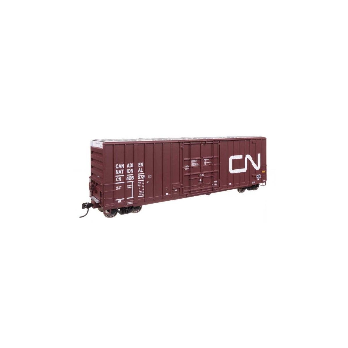 50′ Gunderson Hi-Cube Paper Service Boxcar - Ready to Run -- Canadian National 406572, HO, WalthersProto 101715