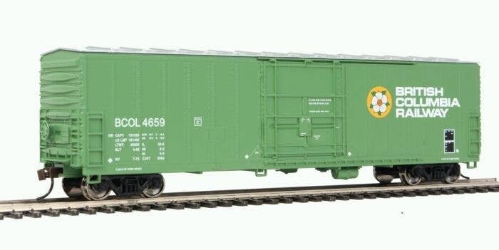 Insulated Boxcar - Ready to Run -- British Columbia Railway, HO, WalthersTrainline 1800