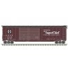 Postwar 50′ Double-Door Boxcar - Ready to Run - Master(R) -- Santa Fe 15136 (Boxcar , HO, Atlas Model Railroad Co. 20006593