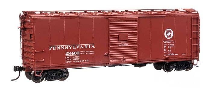 40′ X29B Boxcar - Ready to Run -- Pennsylvania Railroad 28460 (Circle Keystone), HO, WalthersProto 102301