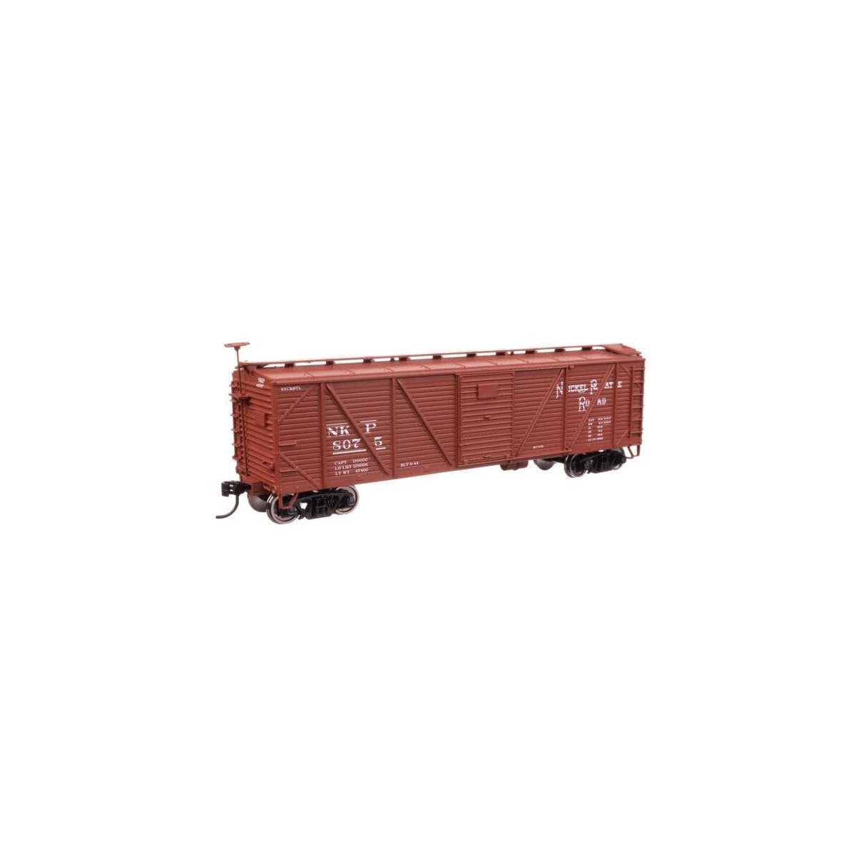 40′ ARA Single Sheathed Boxcar - Ready to Run -- Nickle Plate Road 8075, HO, WalthersMainline 40724