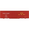 Railroad Decal Set -- Union Pacific 40′ Steel Boxcar (Serves all the West, White & Yellow Letterin, HO, Tichy Train Group 1013