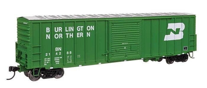 50′ ACF Exterior Post Dreadnaught End Plate B Boxcar - Ready to Run -- Burlington Northern 2142, HO, WalthersMainline 46026