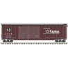 Postwar 50′ Double-Door Boxcar - Ready to Run - Master(R) -- Santa Fe 8666 (Boxcar R, HO, Atlas Model Railroad Co. 20006590