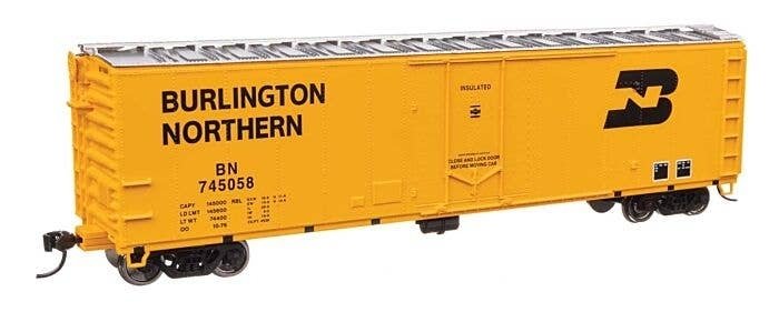 50′ PC&F Insulated Boxcar - Ready to Run -- Burlington Northern 745058, HO, WalthersMainline 2851