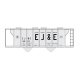 Railroad Decal Set -- Elgin, Joliet & Eastern 2-Bay Covered Hopper (Large EJ&E), HO, Tichy Train Group 10140