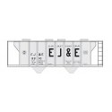 Railroad Decal Set -- Elgin, Joliet & Eastern 2-Bay Covered Hopper (Large EJ&E), HO, Tichy Train Group 10140
