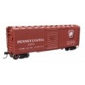 40′ X29B Boxcar - Ready to Run -- Pennsylvania Railroad 27513 (Shadow Keystone Script), HO, WalthersProto 102307