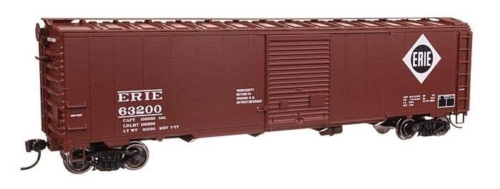 50′ AAR Single Door Boxcar - Ready to Run -- Erie 63200, HO, WalthersMainline 46513